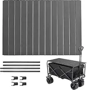 Table Top for Outdoor Cart | Folding Table Plate for Garden Cart,Versatile Portable Utility Accessories Desktop Attachment for Barbecue Picnics Meals