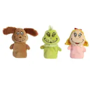 Aurora - Dr Seuss - 3" Grinch Finger Puppet Set