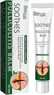 Follicle Repair Cream - Fast-Acting Treatments Skin Moisturizing Cream 30g - Fast-Acting Treatments for Face, Scalp, Folliculitis, Soothes Redness & Sensitive Skin Prone Hamil