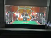 Joe Burrow Premium Custom 2 Mini Helmet display case with LED lights - Bengals