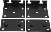 Bed Rail Hinge Bracket Iron Furniture Hardware Connector Heavy Duty Fittings for Headboards Footboard Wooden Bed Frame DIY Woodworking Projects Durable Resistant Thickened Iron