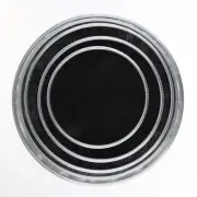 Double Layer Round Mesh Drum Head Accessories, Black
