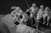 AC Models 1/35 #35032 IDF Front Half Crew Set (6 Figures)