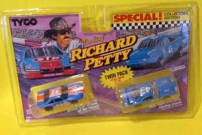 VINTAGE TYCO Magnum 440X2 Twin Pack Richard Petty #43 HO Slot Cars NOS RARE