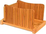(7 1/2 " - Wide Original Version) - Db-tech Bamboo Wood Compact Foldable Bread Slicer