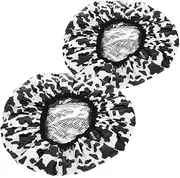EPIGEIST Hair Care Cap Set Turban Head Wraps Waterproof Hair Cap for Women Beanie Hat Elastic Band