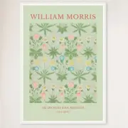Galrie William Morris Daisy Print from Metropolitan Museum - Timeless Elegance (1864), White Frame, A1 60 x 84cm (23 x 33inch)