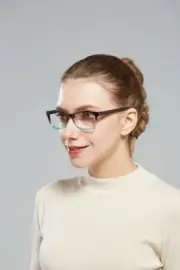 Gradient Spring Hinges Reading Glasses Rectangle Readers Mens +1.0 ~ +3.5 D39