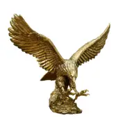 Resin Eagle Sculpture, Collectible Creative Ornament Craft Decorative Modern Statue for Drawing Room Restaurant Wedding Large