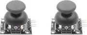 MARALANG 2X 5 Pin Breakout Module Shield for Ps2 Joystick Game Controller 2.54Mm Pin Two-Way Rocker 10K Resistor for, black, 750151700