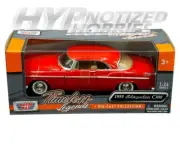 MOTORMAX 1:24 1955 CHRYSLER C300 DIE-CAST RED73320