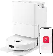 Roborock Q Revo MaxV Robot Vacuum, 7000Pa Suction, Auto Tank Refilling, Auto Dust Emptying, Double Spinning Mop, Reactive Tech Obstacle Avoidance, White