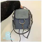 CHLOE 3S1232 MINI FAYE BACKPACK 迷你 FAYE 後背包 灰藍