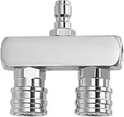 Double Turbo Nozzle Pressure Washer, 2-in-1 Double Nozzle Adapter, Car Washing Joint Double Head Double Nozzle Adapter for Cleaning Motorcycles Efficient Cleaning