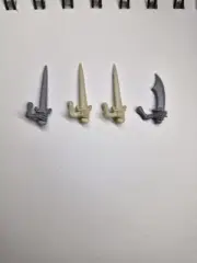 4x Swords Warhammer Fantasy Undead Vampire Counts Skeleton Warrior Bits OOP