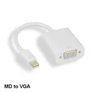 Mini DisplayPort Male to VGA Female Adapter Connector TV PC Display Monitor