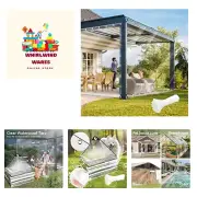 10 x 13 ft Clear Waterproof Tarp, PVC 11.8 Mil Tarpaulin with Grommets and Ca...