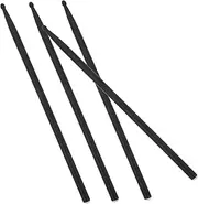 BESTonZON 4pcs Carbon Fiber Drumsticks Lightweight Durable Slip Drumming Tools for Jazz Percussion Comfortable Grip Portable Design for Storage