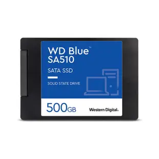 威騰 WD Blue 藍標 SA510 SATA 2.5 吋 SSD 500GB / 1TB 固態硬碟 代理商保固公司貨