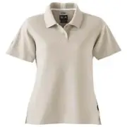 Adidas Golf Ladies Climalite Pique Polo Shirt - Dune A11 Size Small
