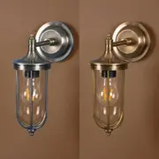 Noosa Outdoor Wall Light in Antique Brass or Antique Silver