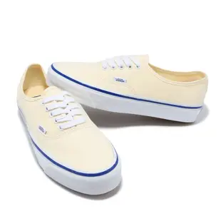 Vans Authentic Reissue 44 休閒鞋 米白 白 藍 基本 百搭款 男女鞋 VN000CQAOFW