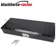 Aluminum Heavy Duty 35"X13"X6.4" Pickup Truck Bed Storage Tool Box w/ Lock & Key