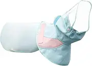 Dog Raincoat - Waterproof Dog Rain Jacket | Pet Shark Water Proof Clothes | Breathable Coat with Removable Hood | Windproof Quick-Dry Reinforced Stitching Lightweight Reflective for Short-Haired