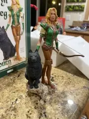 Arwyn And Kreeg GREAT Condition Resin Statue From SoJourn Crossgen Comics 2002