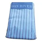 Dan River Standard 2 Pack Percale Pillow Cases Burgandy Stripe New In Package