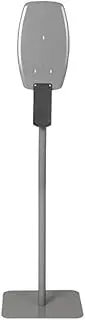 Northfork Sanitiser Floor Dispenser Stand with Drip Tray, Silver