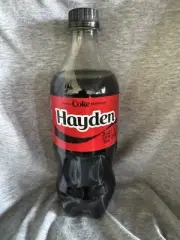 Share a Coke with Hayden 2025 Personalized Gift Coca Cola Bottle 20oz Zero
