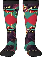 [Ogniwo] Funny Novelty Socks for Men&Wome, Crew socks for Men and Woman Unisex,Moose