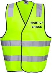 RIGHT OF BRIDGE HI-VIZ DAY VEST