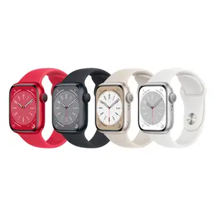 【Apple】Watch Series 8 (GPS版) 45mm鋁金屬錶殼搭配運動型錶帶