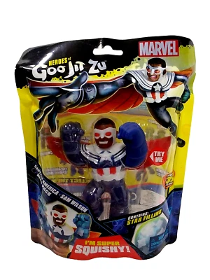 Heroes of Goo Jit Zu Marvel Superhero - Captain America Sam Wilson - New 2022