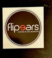 Flip Ears Custom In Ear Monitors Sticker / Decal
