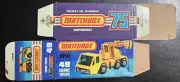 Matchbox Superfast #49 Crane Truck '74-'76 Type J Repro Box