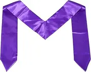 [OATIPHO] Graduation Stole for Women 182cm Satin Sash Plain Design Honor Shawl for Graduates Choir Outfit Custom Scarf