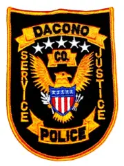 DACONO COUNTY – POLICE - COLORADO CO Sheriff Police Patch EAGLE CREST STARS