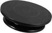 Vaguelly Rotating Cake Turntable Non Slip Base for Decorating Baking and Display Spinner for Cake Frosting and Culinary Creativity Black