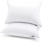 CozyLux Luxury Bed Pillows Queen Size Set of 2, 20 x 30 Back/Side Sleep 2 Pack