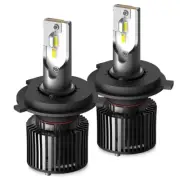 AUXITO Super Bright H4 9003 LED Headlight Kit Bulb High Low White 20000LM Bright (for: Smart)