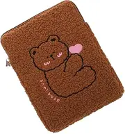MERRYHAPY Exquisite Plush Design Portable Tablet Storage Bag for Laptops Sturdy Material Scratch