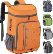 Cooler Backpack,35/50 Can Backpack Cooler Leakproof,Insulated Soft Cooler Bag,Ca