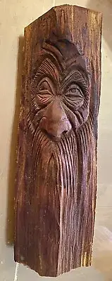 Hand Carved Old Man. One Of A Kind. By Jim Knight