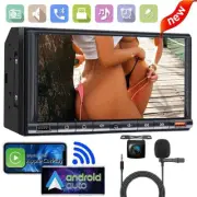 7" Double 2Din Car Stereo Android Auto Wireless Apple CarPlay Head Unit Radio FM