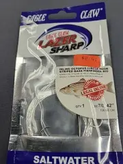 Eagle Claw Lazer Sharp Octopus Circle Hook Fishfinder Rig 7/0 42" New Saltwater
