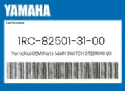 Yamaha Genuine Main Switch Steering Lock - 1Rc-82501-31-00
