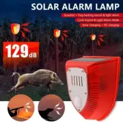 Solar Animal Repeller Motion Sensor Outdoor Alarm Lamp Dog Barking Water New E0